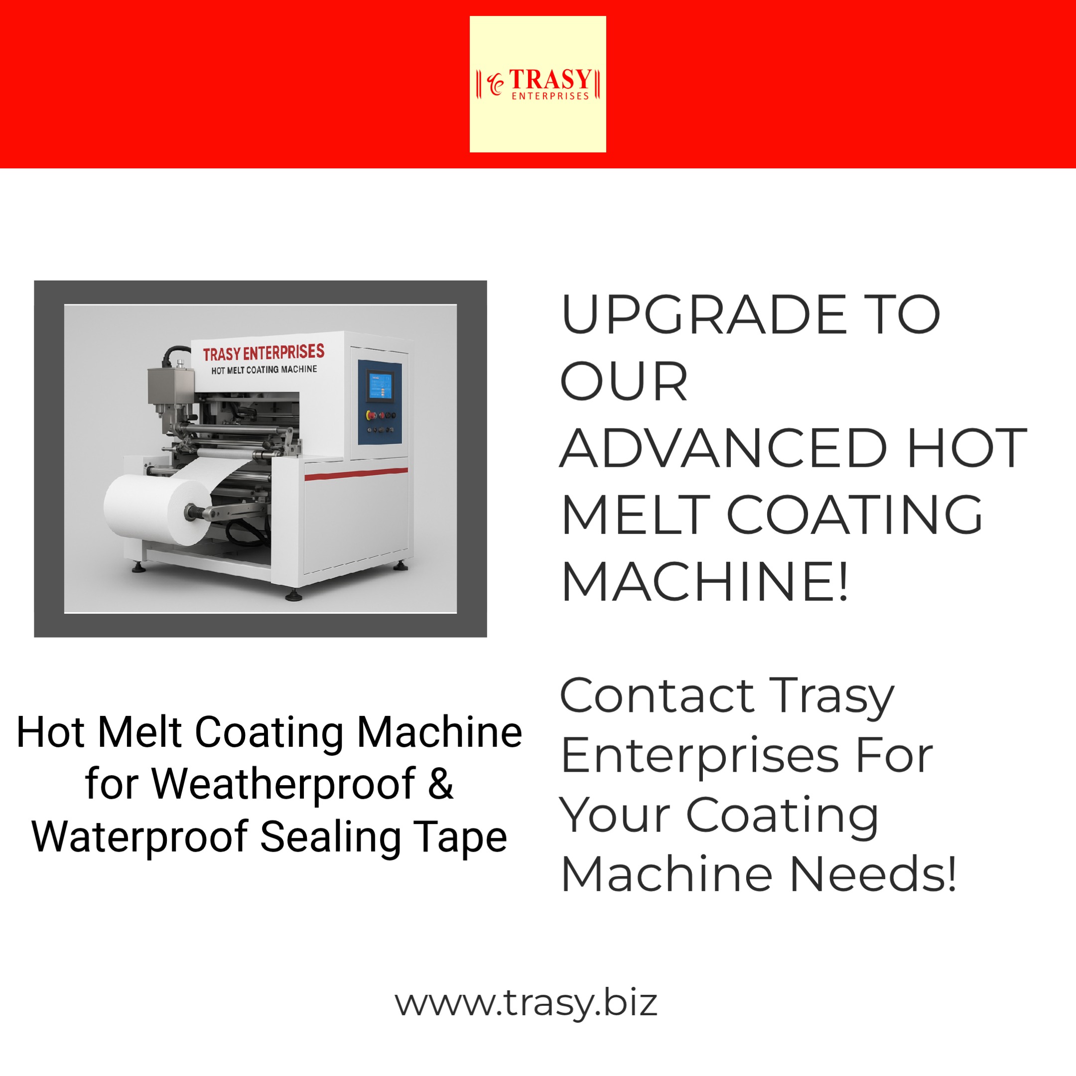 Hot Melt Coating Machine for Weatherproof Sealing Tapes