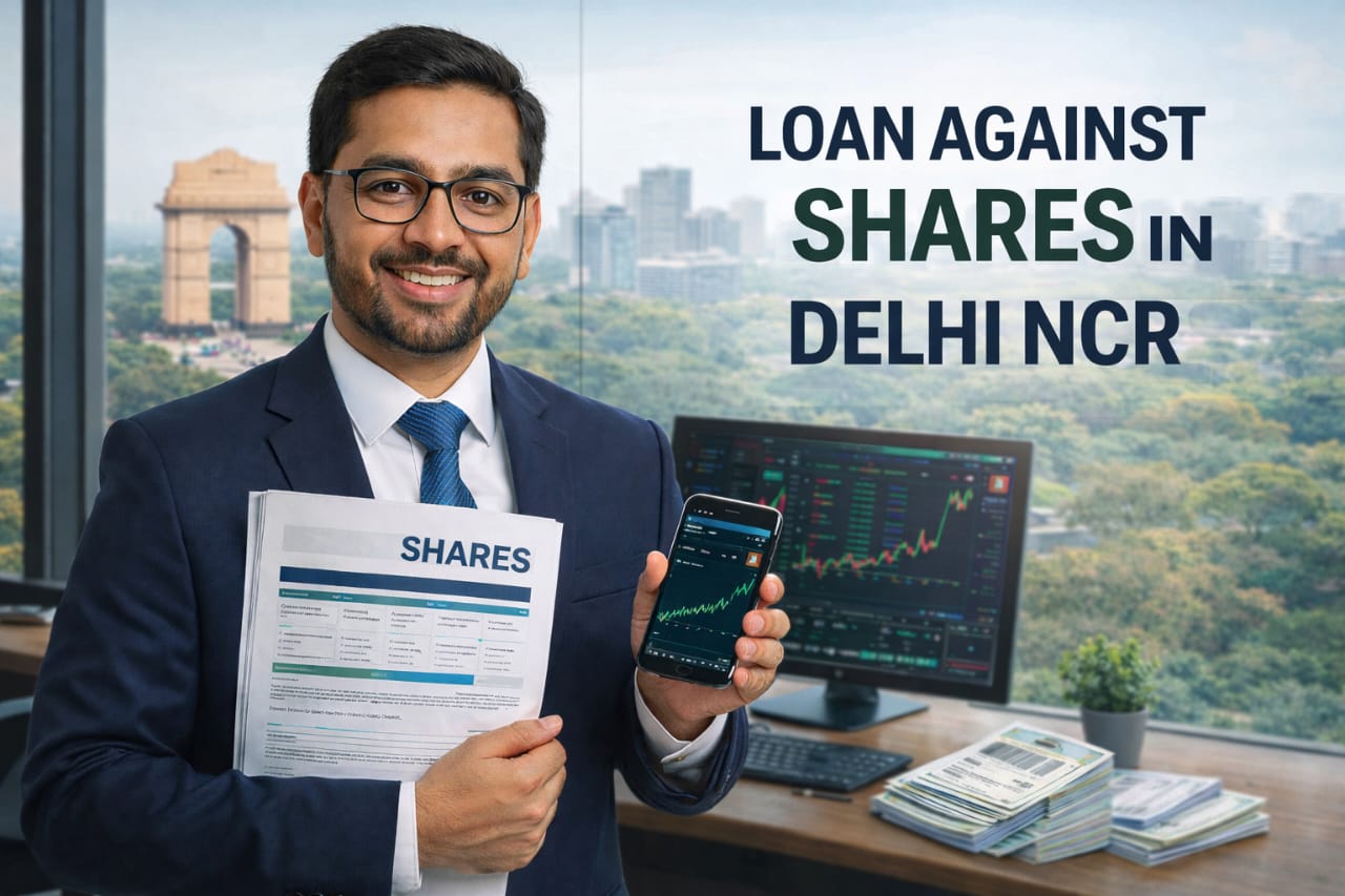 Loan Against Shares in Delhi NCR – शेयर बेचे बिना तुरंत पैसा कैसे पाएँ