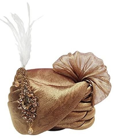 How Groom Designer Safa Fabric with Golden Border Adds Grace and Comfort