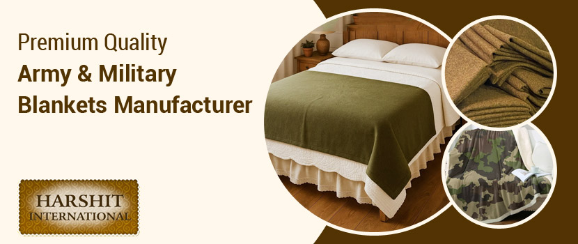 Premium Quality Army & Military Blankets Manufacturer