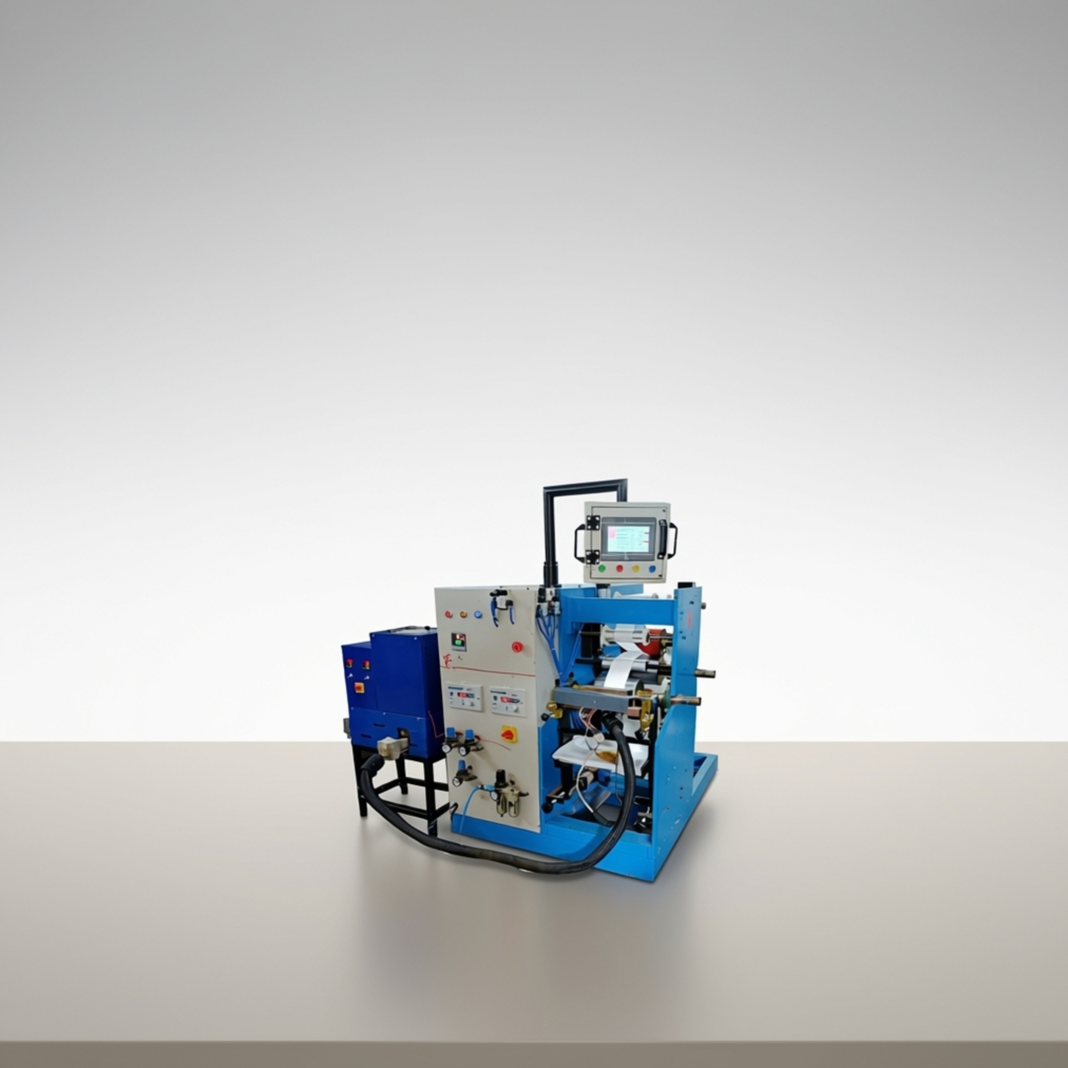 HMC 6 A Narrow Web Hot Melt Coating Machine