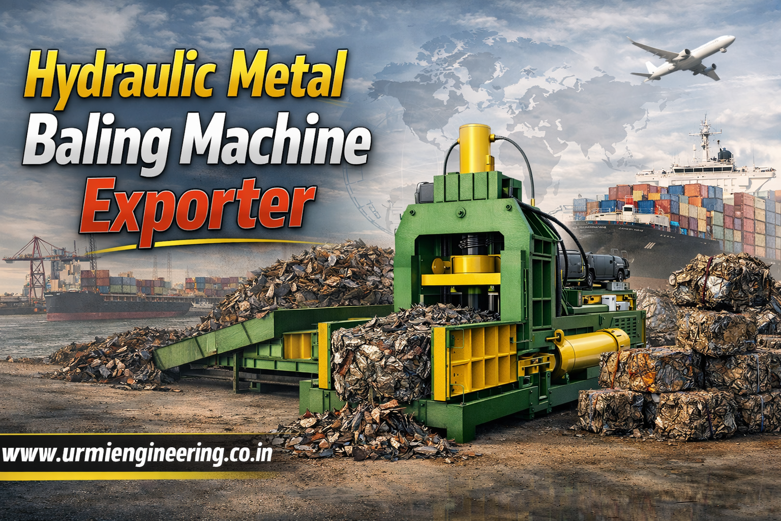 Reliable Hydraulic Metal Baling Machine Exporter for Industrial Use