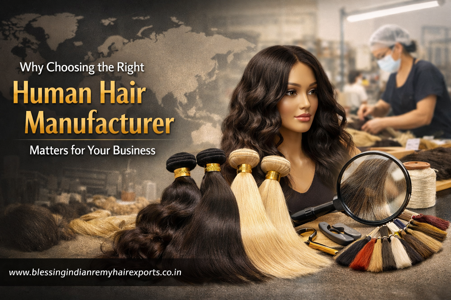 Why Choosing the Right Human Hair Manufacturer Matters for Your Business
