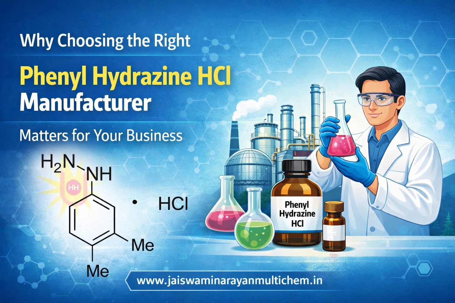Why Choosing the Right Phenyl Hydrazine HCl Manufacturer Matters for Your Business