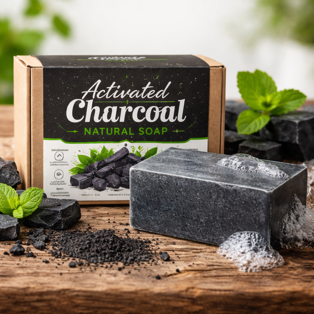 Activated Charcoal Natural Soap Pack – A Complete Skincare Essential