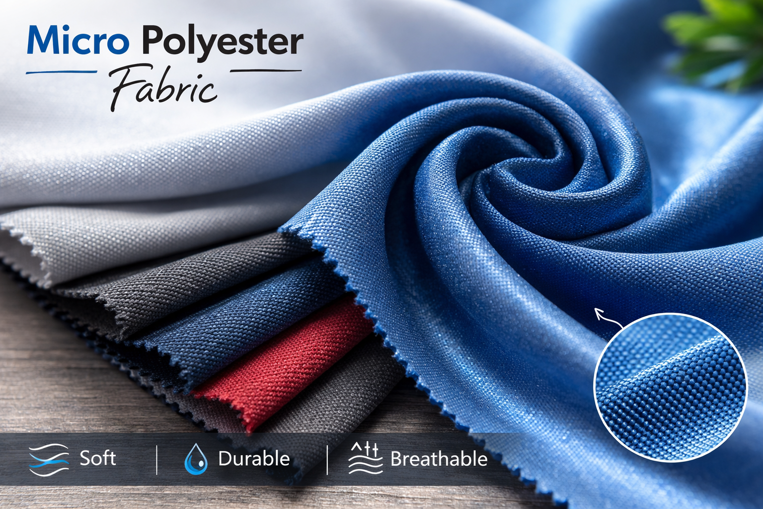 Micro Polyester Fabric – A Versatile and Durable Textile for Modern Applications