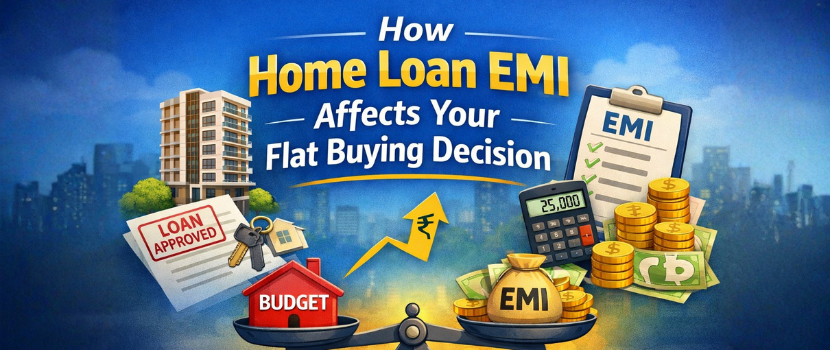 How Home Loan EMI Affects Your Flat Buying Decision