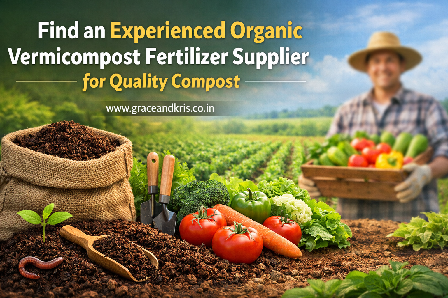 Find an Experienced Organic Vermicompost Fertilizer Supplier for Quality Compost