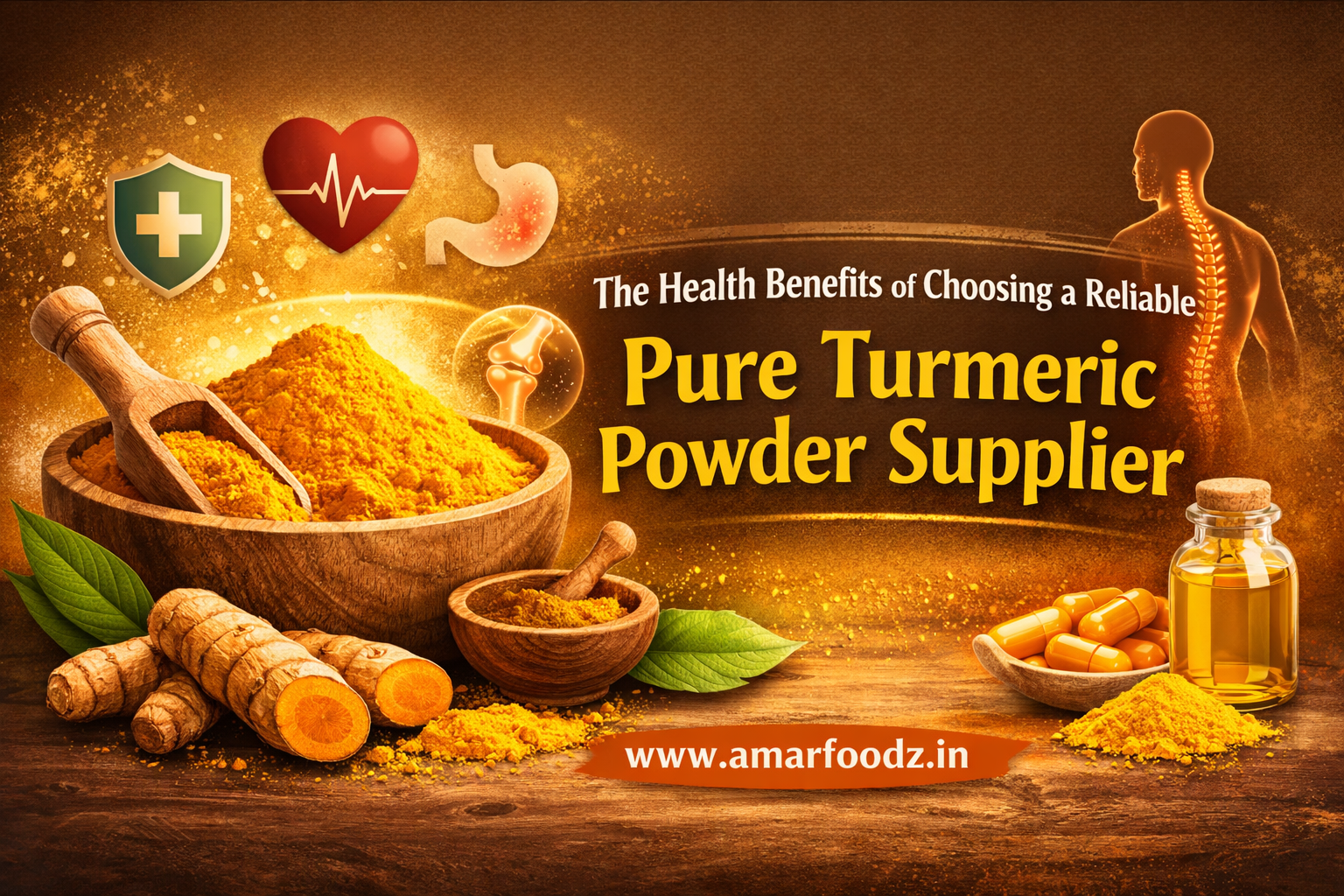 The Health Benefits of Choosing a Reliable Pure Turmeric Powder Supplier