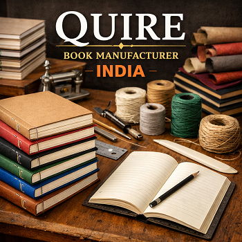 Quire Book Manufacturer India Offering Custom Sizes and GSM