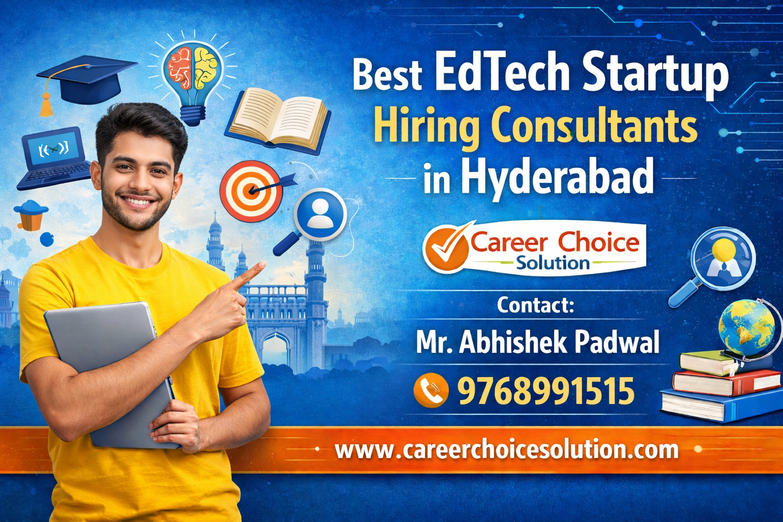 Best EdTech Startup Hiring Consultants in Hyderabad - Career Choice Solution