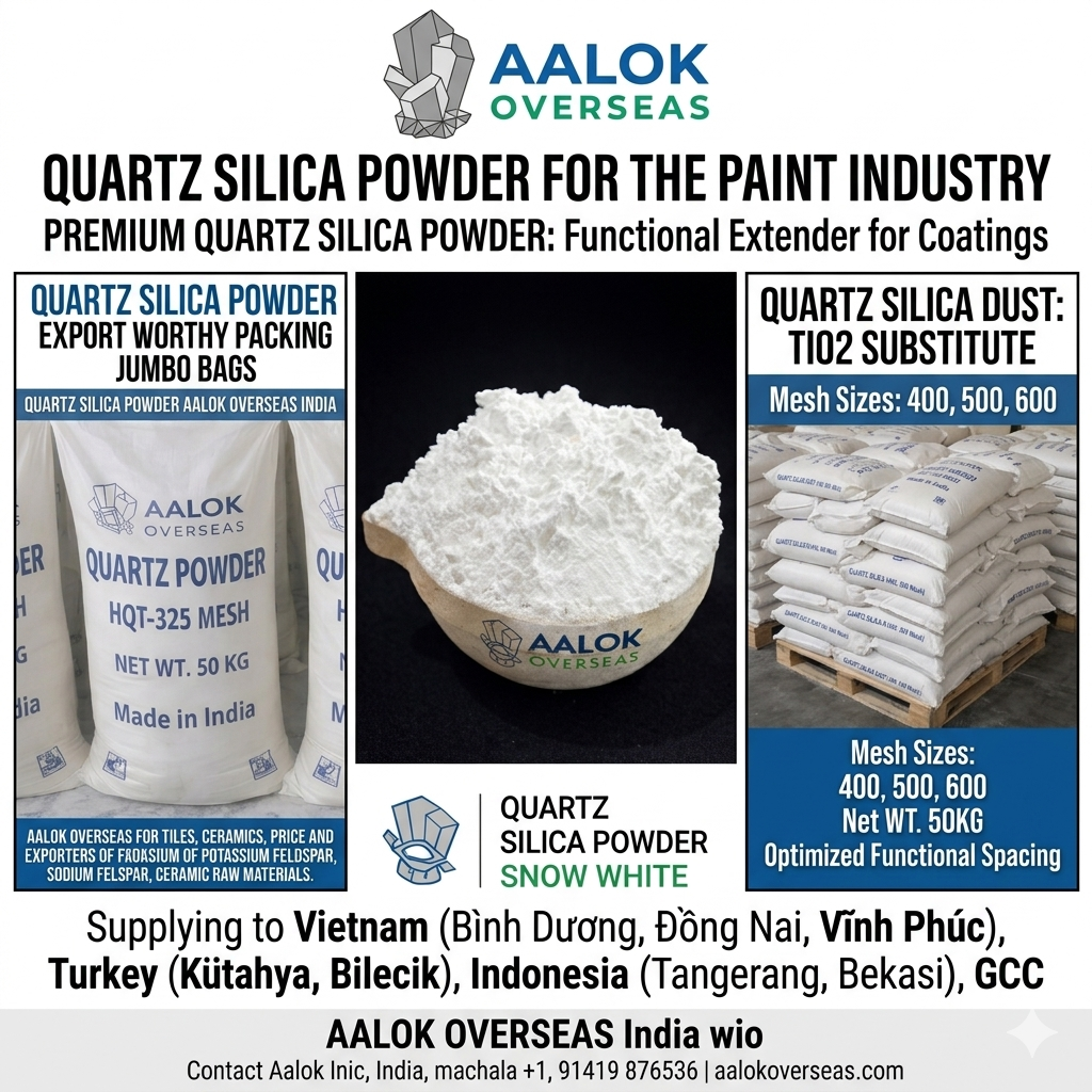 Quartz Silica Powder For Paint Industry