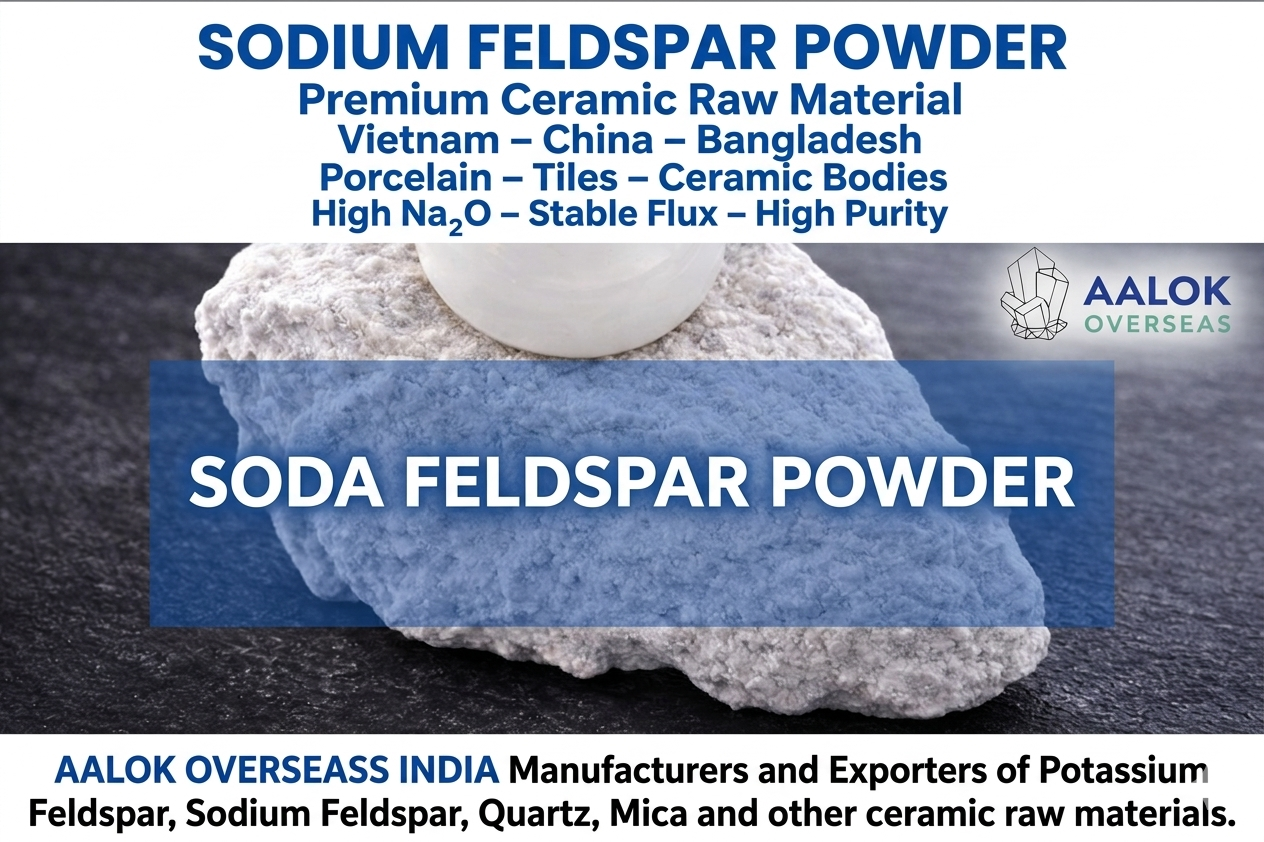 Sodium Feldspar Ceramic Raw Materials