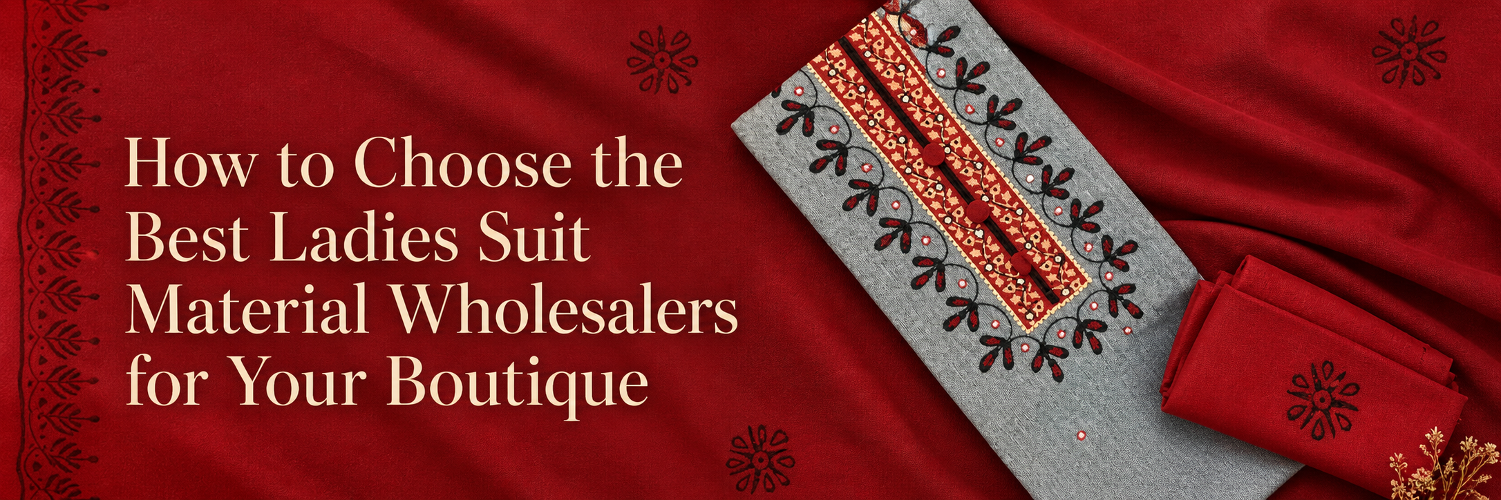 How to Choose the Best Ladies Suit Material Wholesalers for Your Boutique