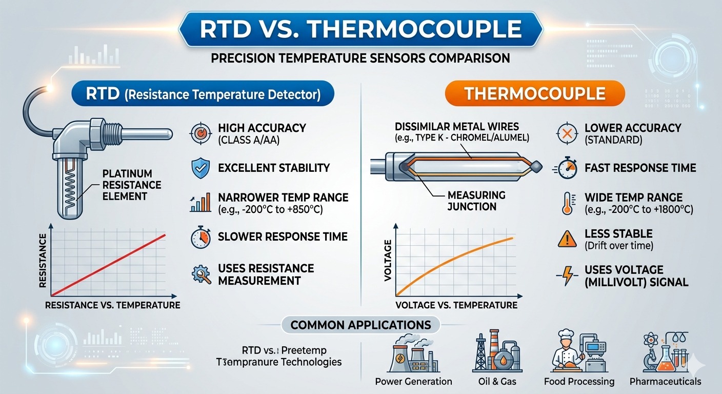 RTD vs. Thermocouple