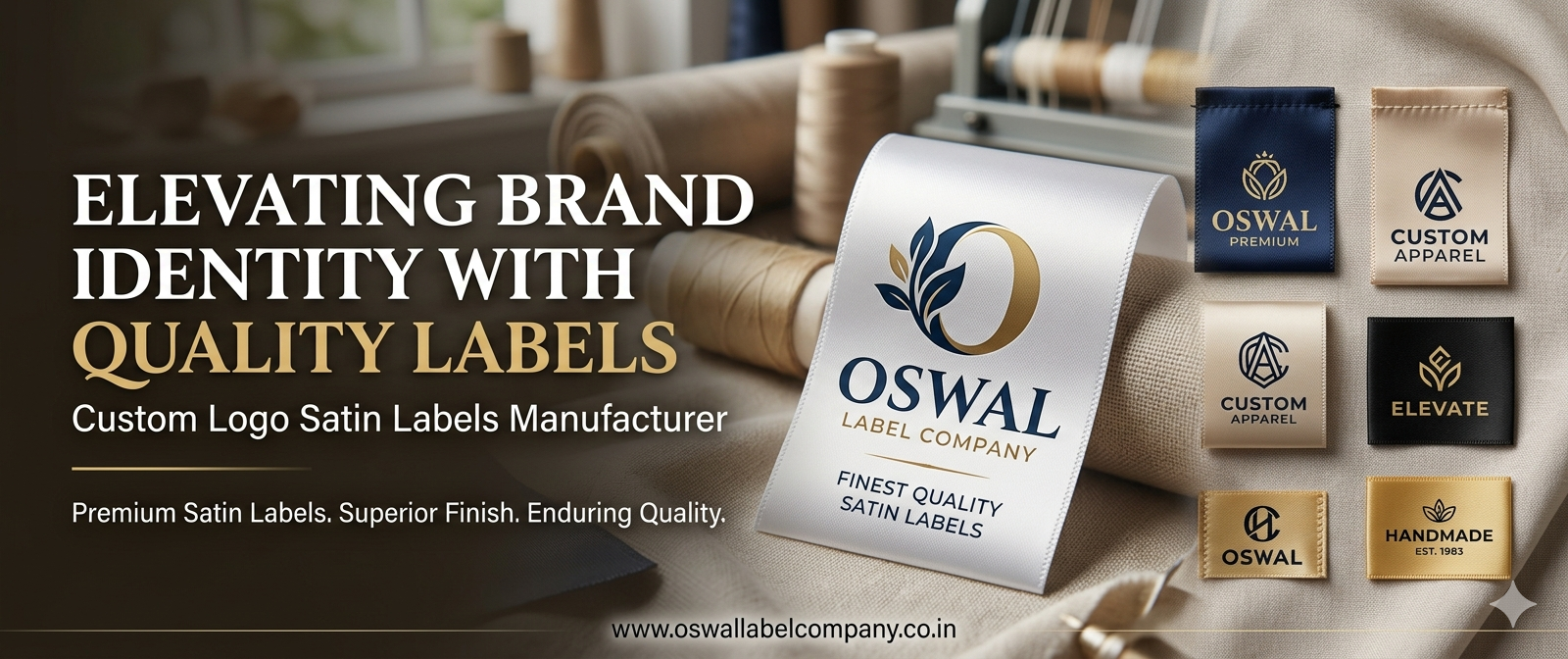 Custom Logo Satin Labels Manufacturer: Elevating Brand Identity with Quality Labels