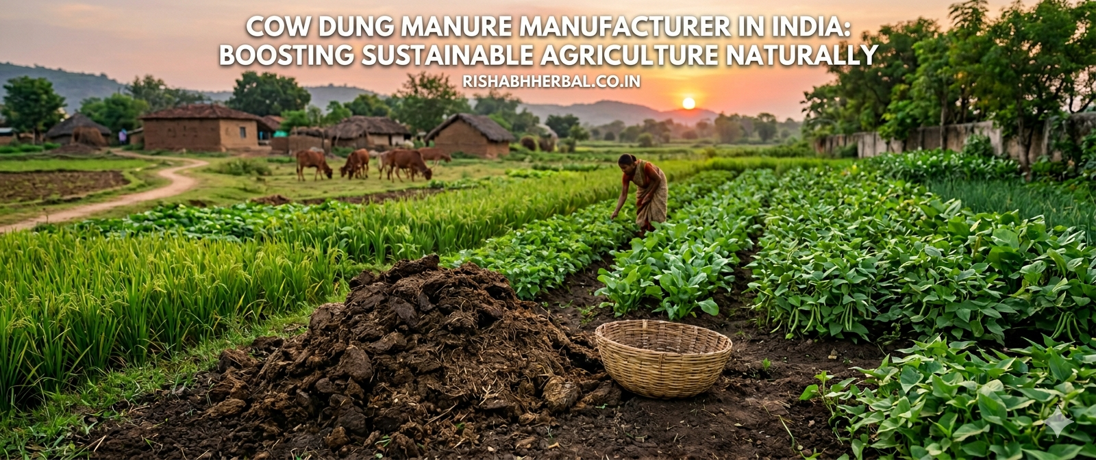 Cow Dung Manure Manufacturer in India: Boosting Sustainable Agriculture Naturally