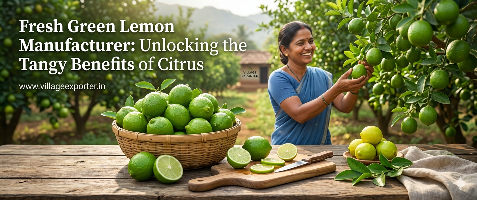 Fresh Green Lemon Manufacturer: Unlocking the Tangy Benefits of Citrus