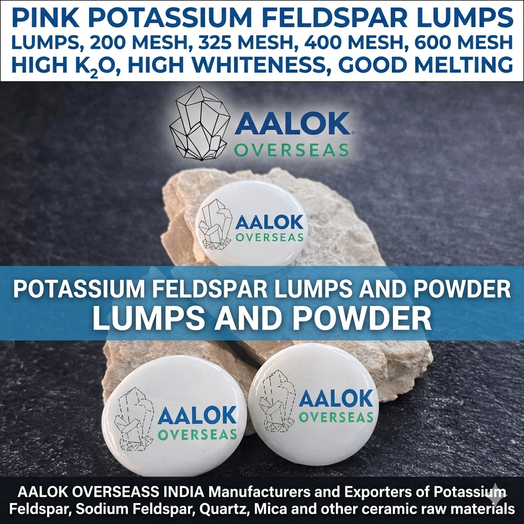 Feldspar Whiteness & Firing Temperature The Complete Guide for Ceramic, Tile & Glaze Manufacturers by aalok overseas india
