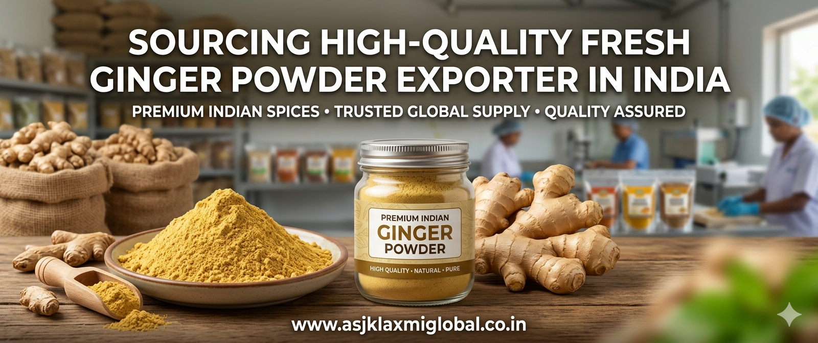 Sourcing High-Quality Fresh Ginger Powder Exporter in India