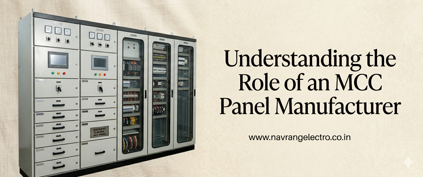 Understanding the Role of an MCC Panel Manufacturer