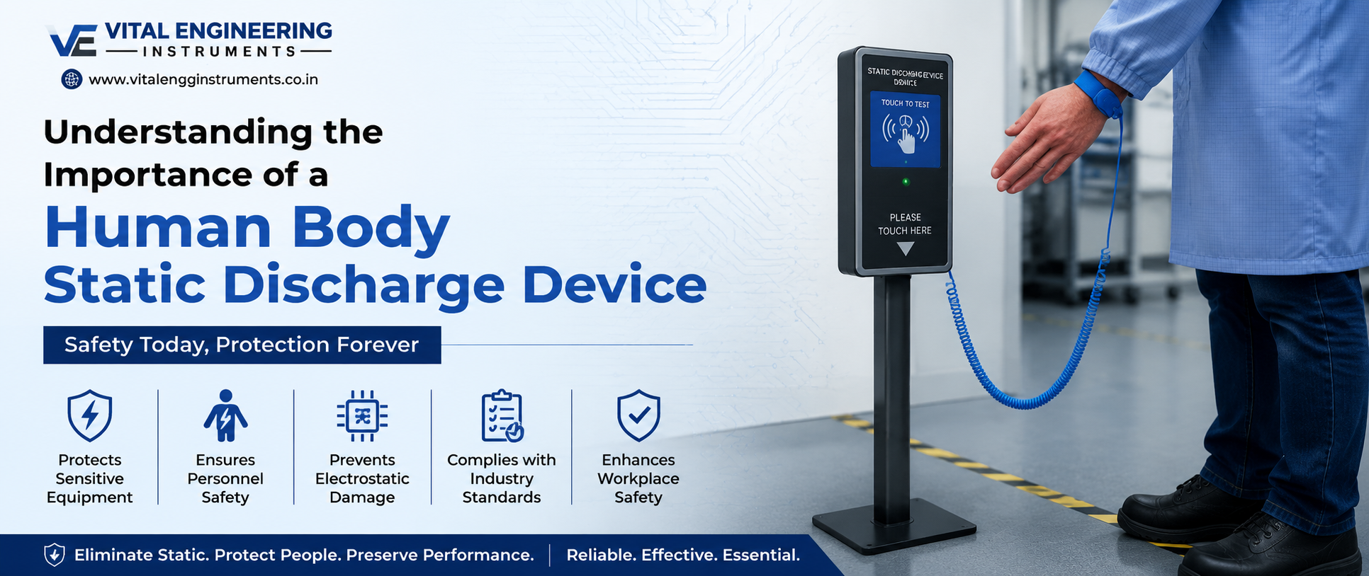 Understanding the Importance of a Human Body Static Discharge Device