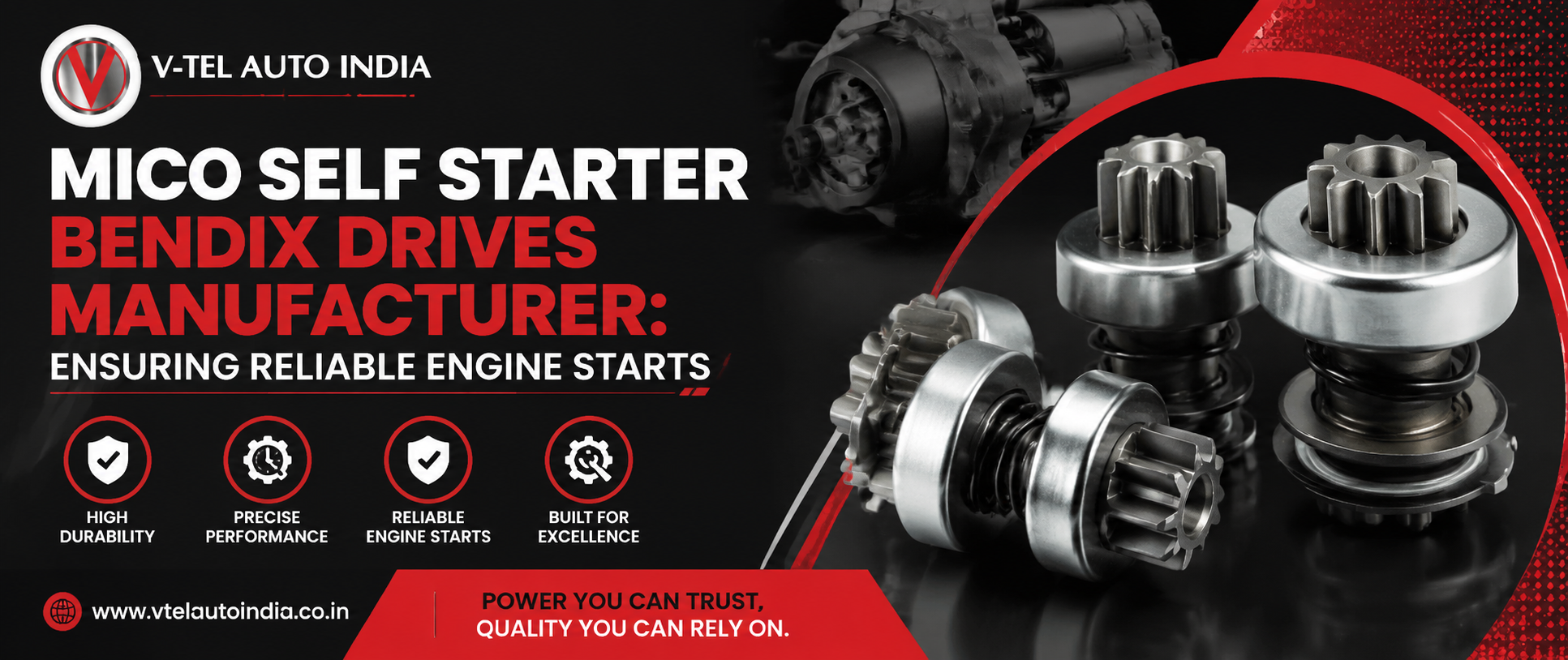 Mico Self Starter Bendix Drives Manufacturer: Ensuring Reliable Engine Starts