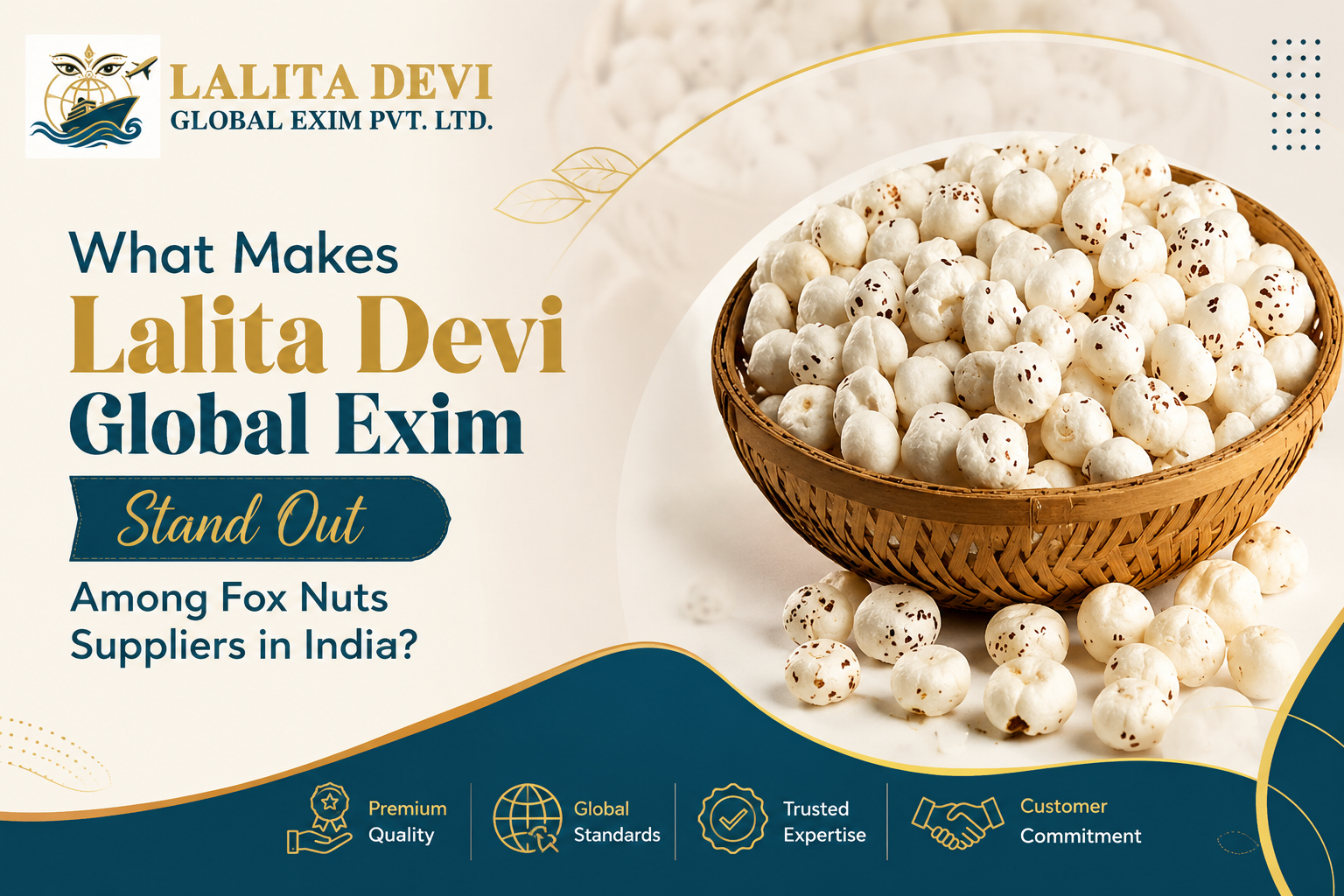 What Makes Lalita Devi Global Exim Stand Out Among Fox Nuts Suppliers in India?