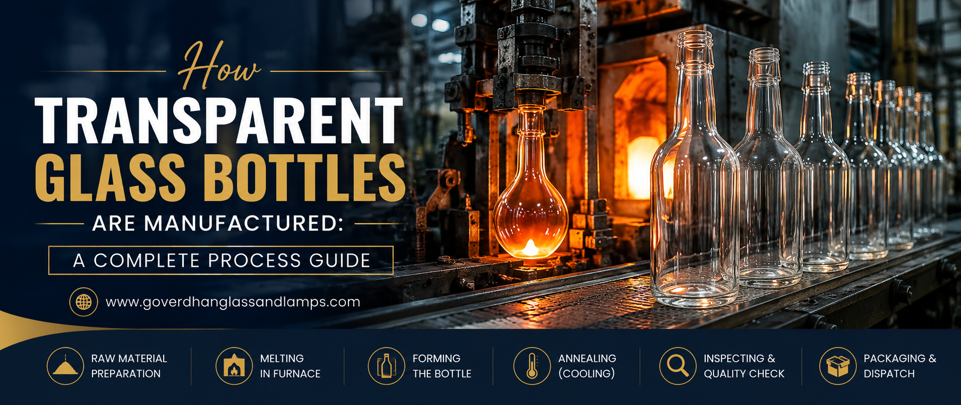 How Transparent Glass Bottles Are Manufactured: A Complete Process Guide