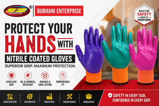 Protect Your Hands with Nitrile Coated Gloves