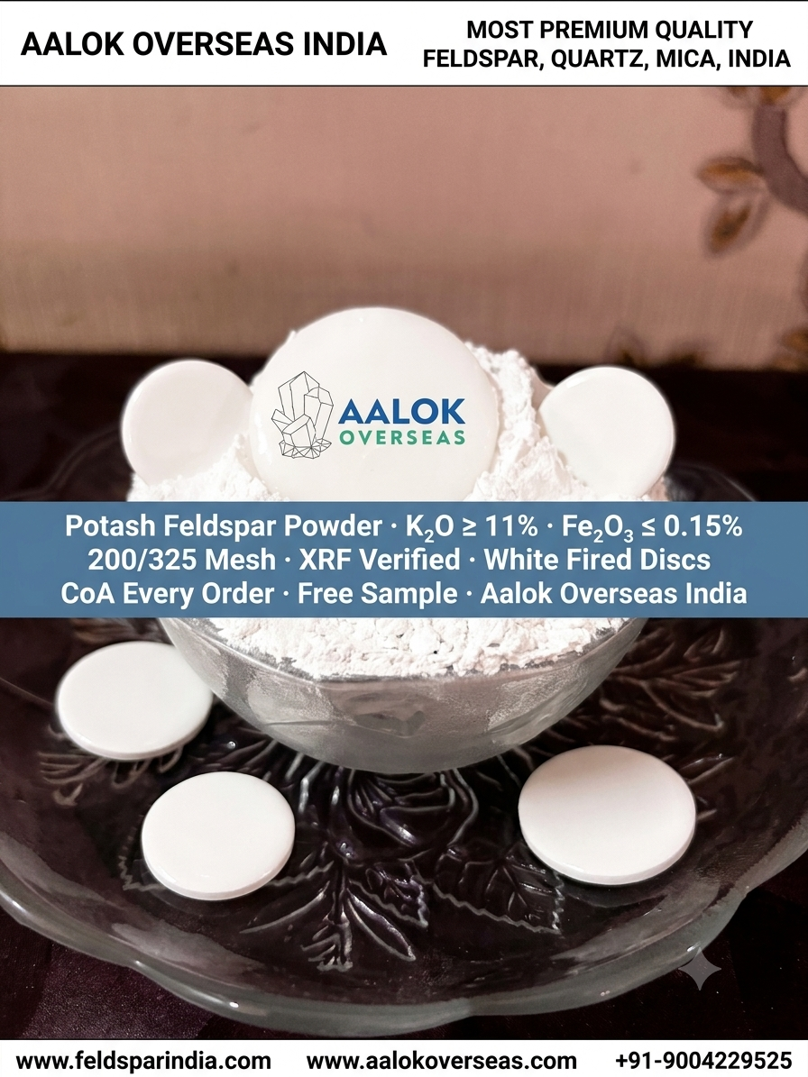 How to Achieve High Whiteness in Ceramics Through Feldspar? by aalok overseas india