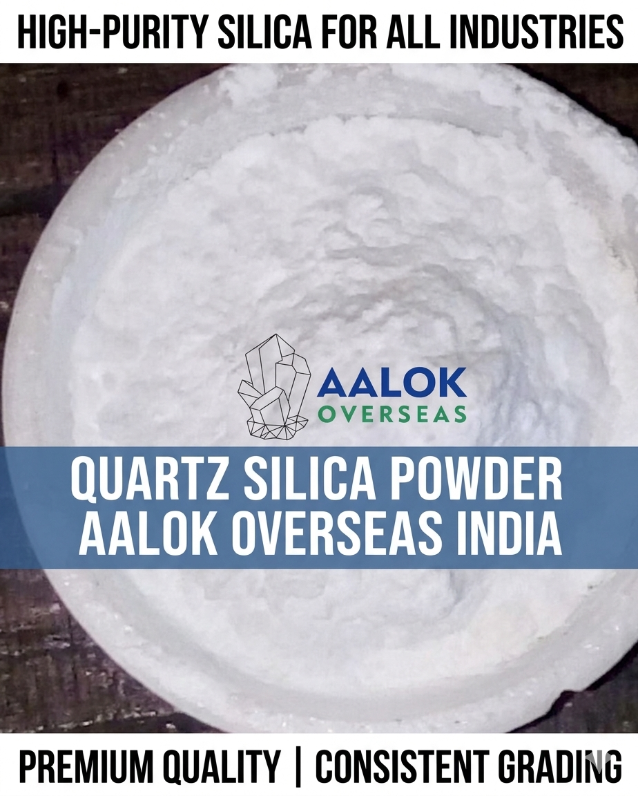 What Is the Best Quality Quartz Powder — and Who Supplies It? aalok overseas