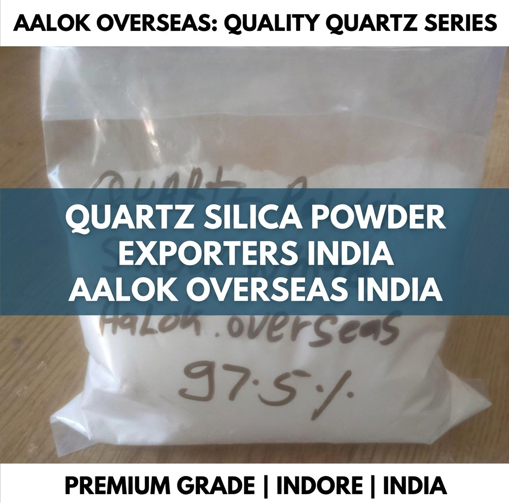What Is High Whiteness Quartz Powder for Ceramics — and Who Supplies It? aalok overseas india