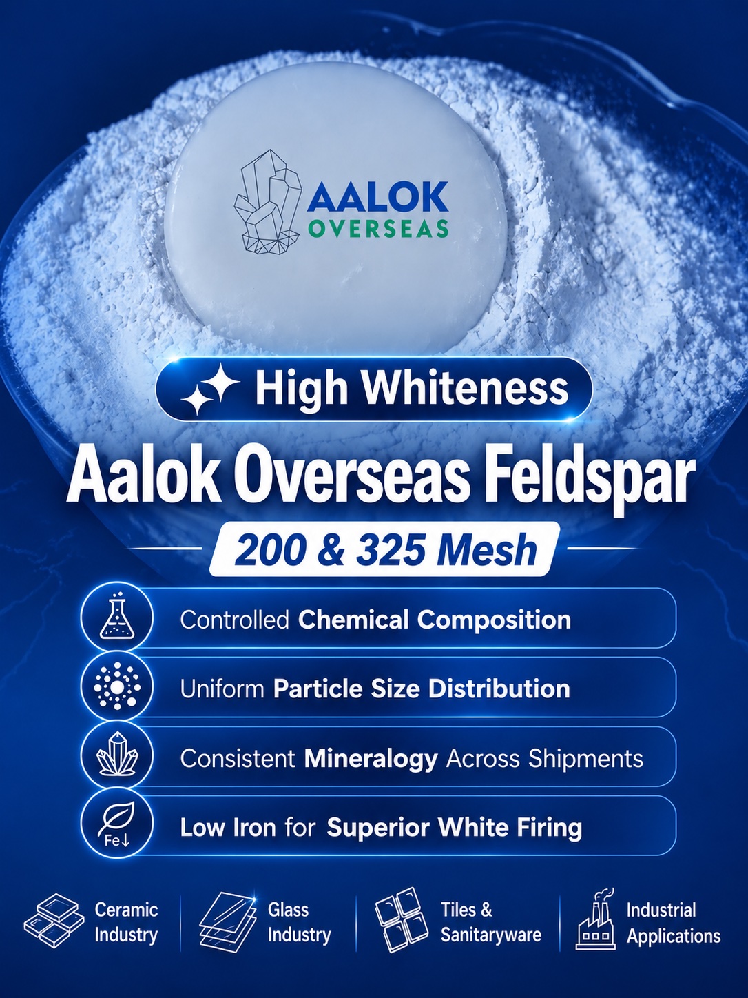 Global Feldspar Exports by Aalok Overseas India