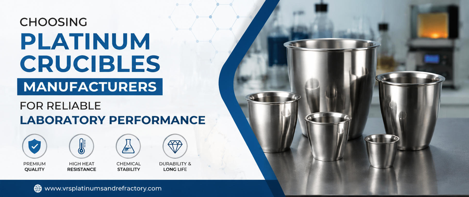Choosing Platinum Crucibles Manufacturers for Reliable Laboratory Performance