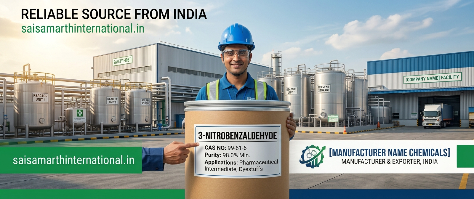 3 Nitro Benzaldehyde 99-61-6 Manufacturer India