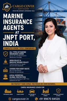 Marine Insurance Agents in JNPT / Nhava Sheva: Complete Guide for Exporters & CHAs Cargo Cover Marine Insurance Advisors Agents