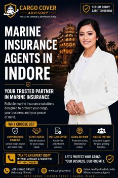 Marine Insurance Agents in Indore: Complete Guide for Exporters & CHAs Cargo Cover Marine Insurance Advisors Agents