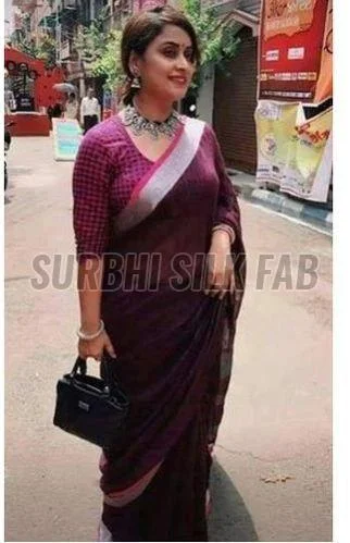 Premium Quality Linen Sarees Crafted by a Trusted Pure Linen Saree Manufacturer