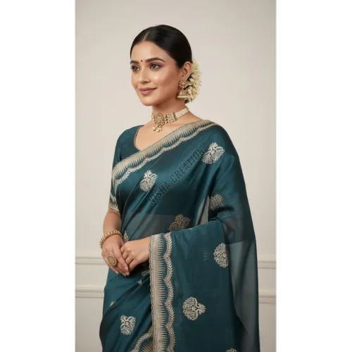Embroidery Silk Saree Manufacturer Delivering Consistent Quality for Retail Markets