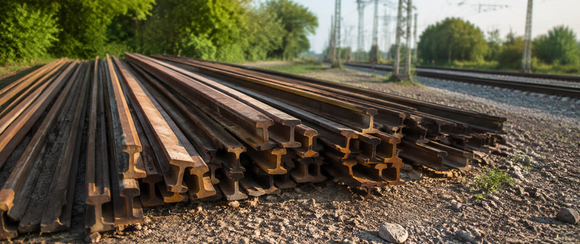 Get Mild Steel Rail Track Scrap for Recycling Requirements