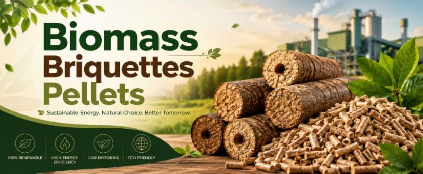 Get Biomass Briquettes Pellets In Hapur for Bulk Industrial Supply