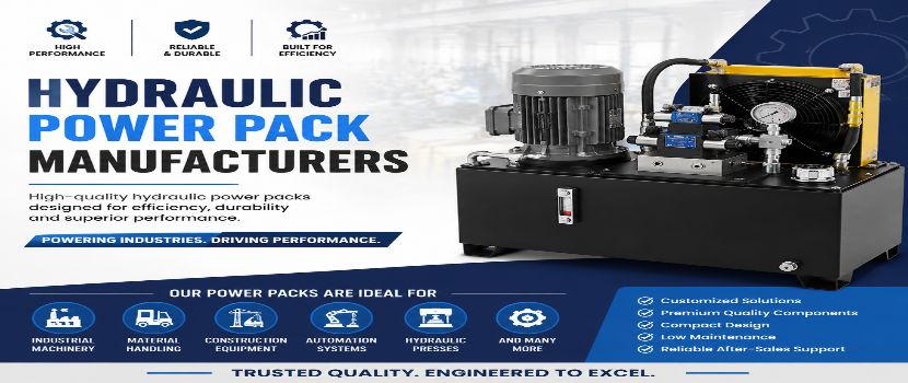 Hydraulic Power Pack Manufacturers: Delivering Reliable Solutions for Industrial Applications