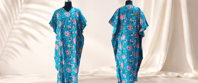 Cotton Kaftan Dress For Ladies: Comfort, Style and Versatility for Everyday Fashion