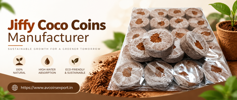Jiffy Coco Coins Manufacturer – Sustainable Growing Solution for Modern Agriculture
