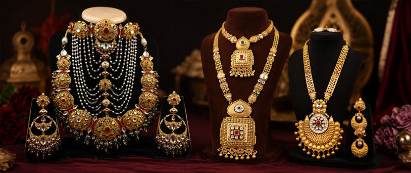 Gold Bridal Jewelry Set