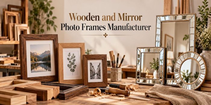 Wooden and Mirror Photo Frames Manufacturer: Creating Elegant Décor Solutions for Modern Spaces