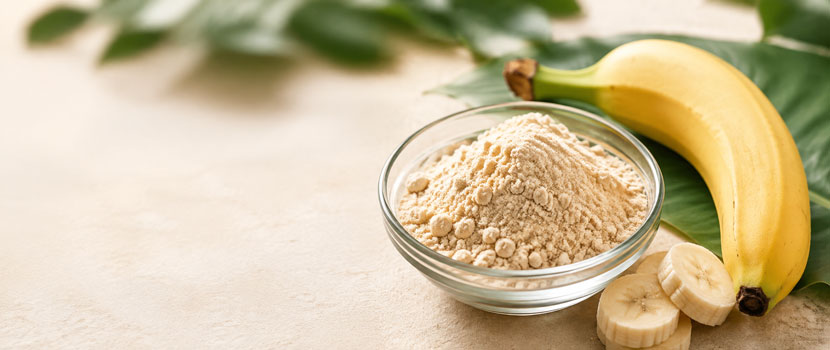 How do dehydrated banana powder exporters present our product?