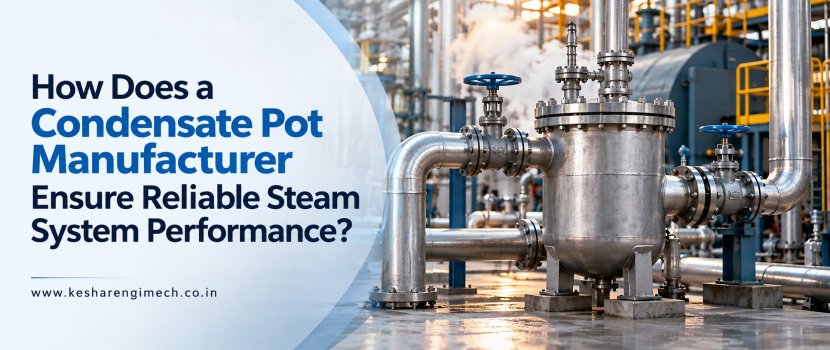 How Does a Condensate Pot Manufacturer Ensure Reliable Steam System Performance?