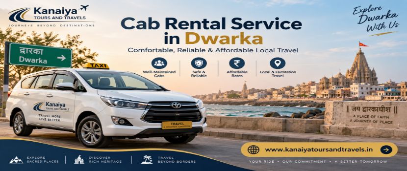 Cab Rental Service In Dwarka: Convenient Travel For Local And Outstation Trips